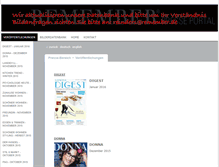 Tablet Screenshot of presse.remember.de